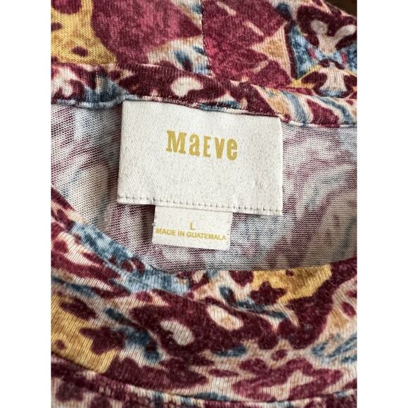 Anthropologie Maeve Lilt Dress Womens Large Swing Dress - Picture 4 of 7